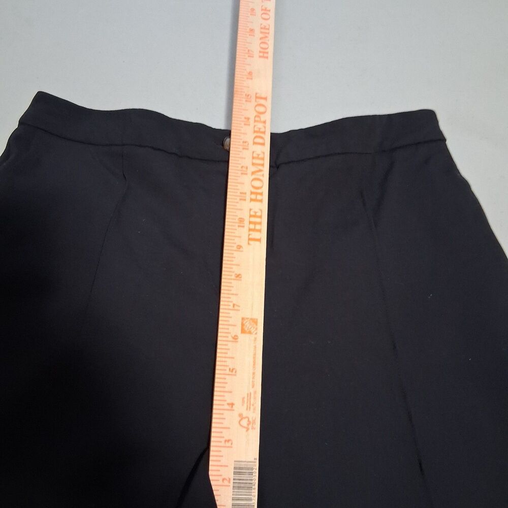 Reformation Wide Leg Ankle Pants Size 10 Black Tailored Minimalist USA Made - Picture 11 of 14